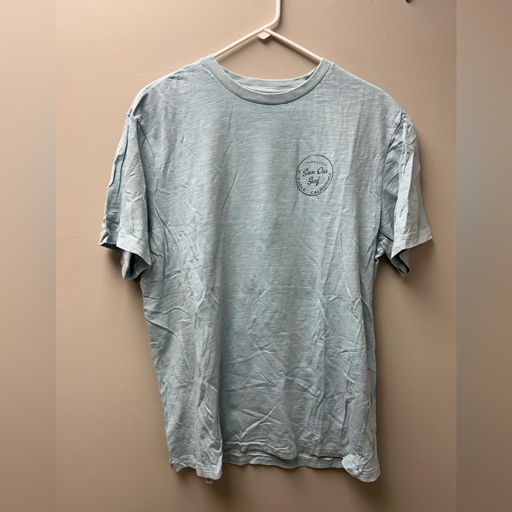 American Eagle x SurfRider Foundation "Save our Surf" Men's T-Shirt Size L